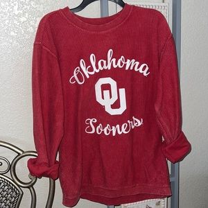 Oklahoma Sooners university style pullover!